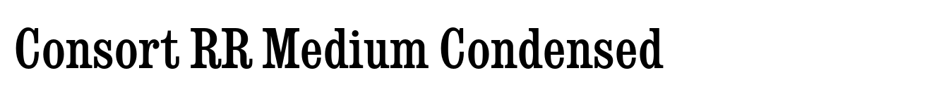 Consort RR Medium Condensed